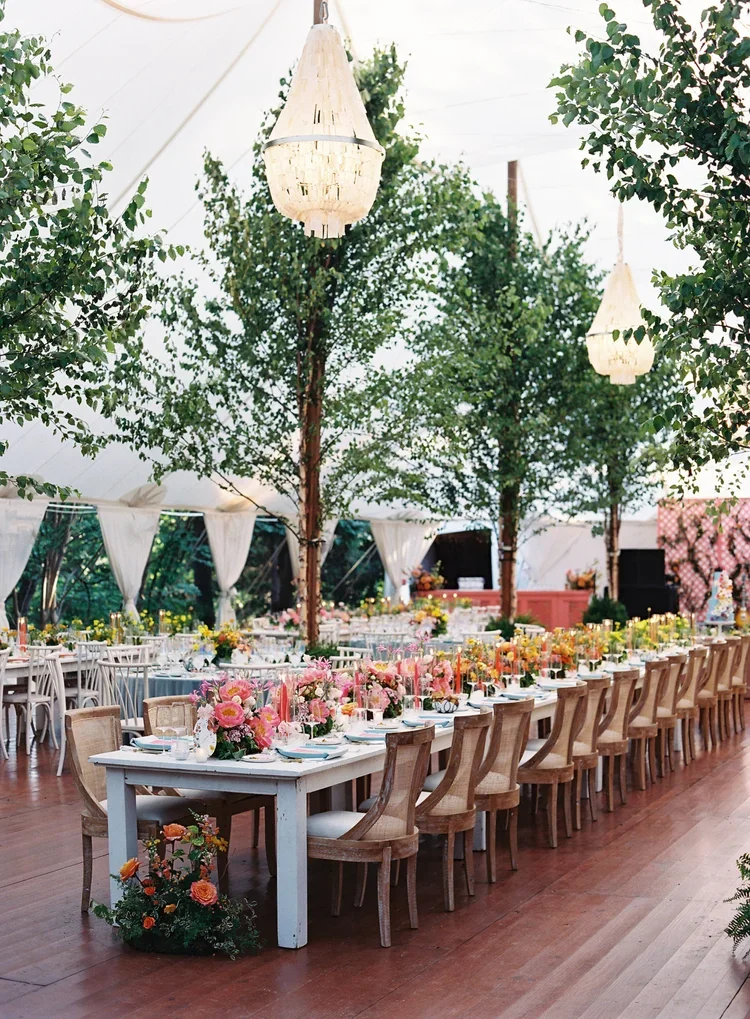 Cheerful Colors at The Clifton Inn (Weddings)