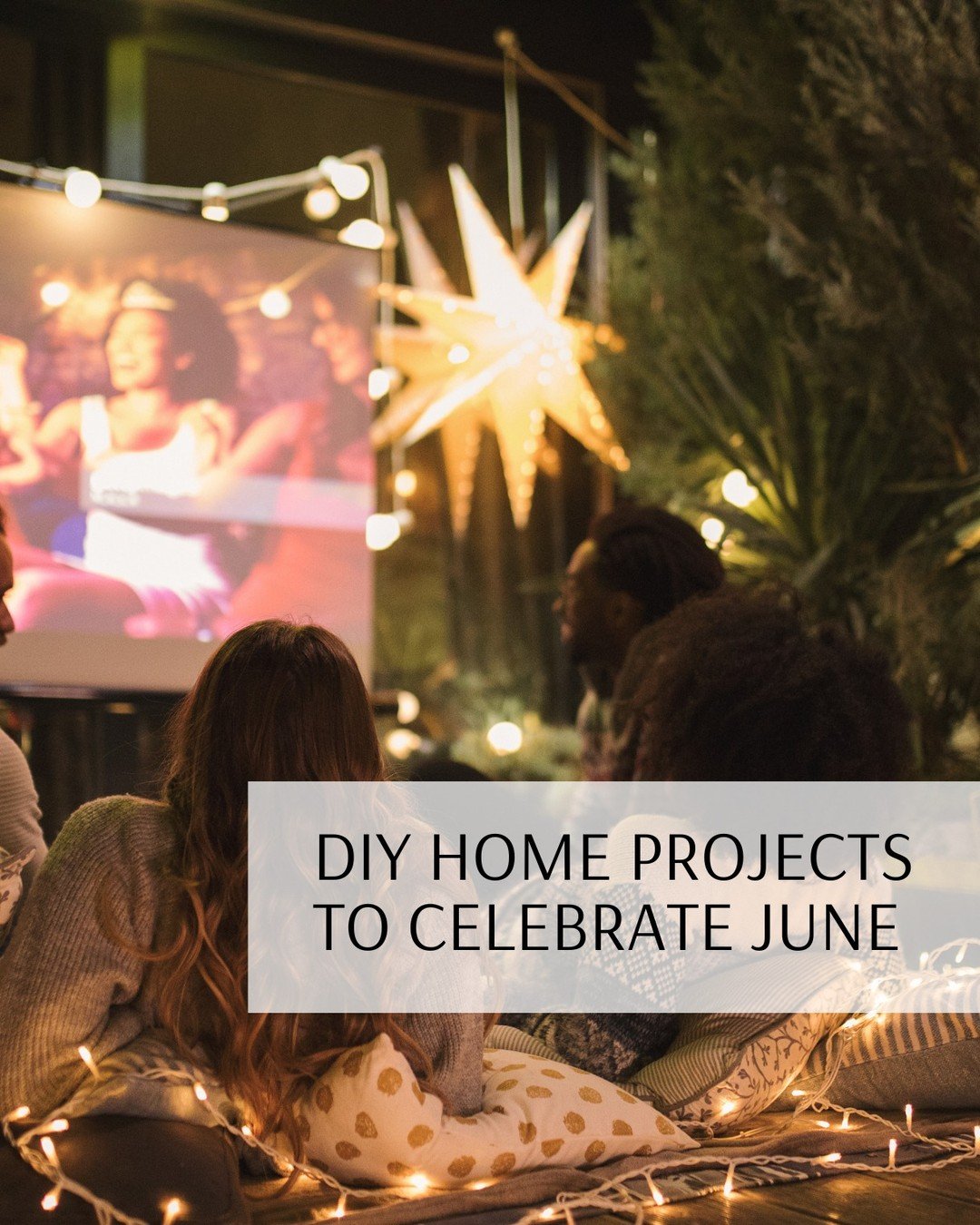🌞✨ DIY Your Way Into Summer!
June is the perfect time to celebrate graduations, welcome warmer days, and refresh your home with fun, seasonal DIY projects! Whether you're building a backyard movie night for your grad, brightening up your space with 