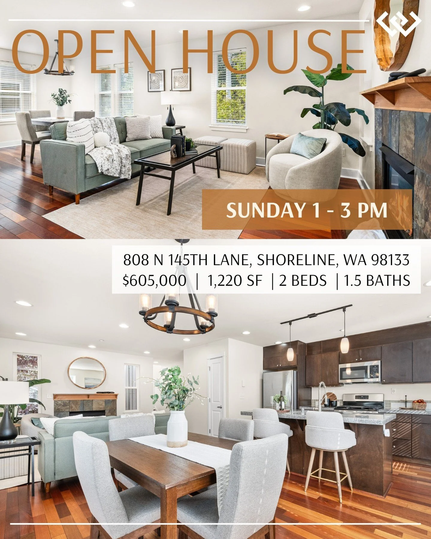 Open House This Sunday 1- 3 PM!
808 N 145th Lane, Shoreline, WA 98133
2 beds &bull; 1.5 baths &bull; 1,220 SF &bull; End-unit townhome
Co-Listed with Gina Cantara, Windermere Real Estate/Shoreline

Need a break from all the Seattle sports this weeken