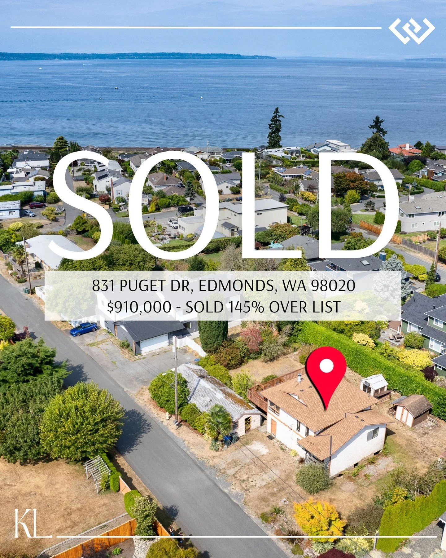 Just Sold in Edmonds! 
 $910,000 &mdash; Sold 145.6% Over List!
10,890 SF Level Lot with Partial Views

Every real estate journey has a story and this one began with a familiar face at my son&rsquo;s elementary school. What started as friendly after-