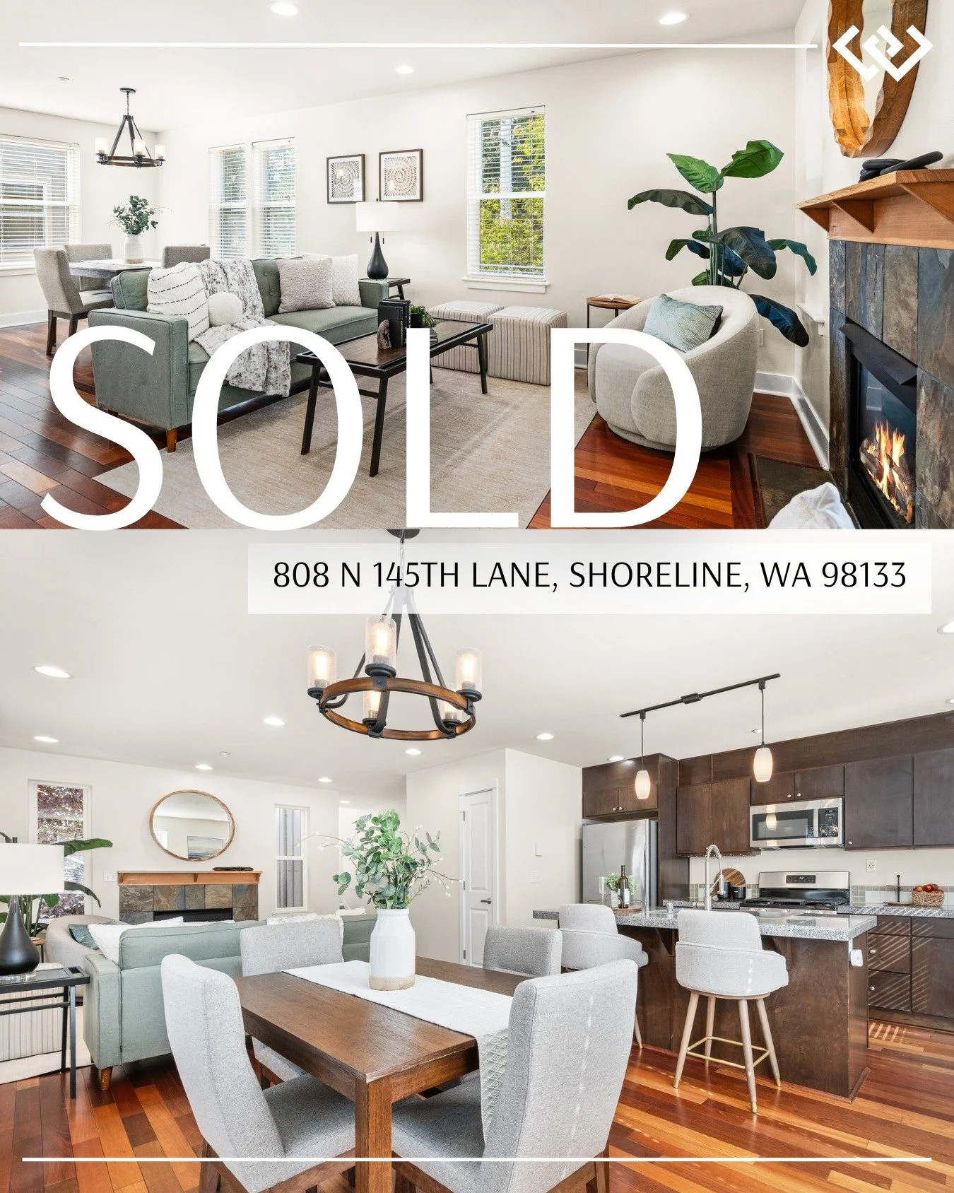 ✨ Just Sold in Shoreline! ✨
808 N 145th Lane | $580,000
2 Beds &bull; 1.5 Baths &bull; 1,220 SF &bull; Built 2006
Co-listed with Gina Cantara, Windermere Shoreline

Some homes just feel good the moment you walk in and this cheerful end-unit townhome 