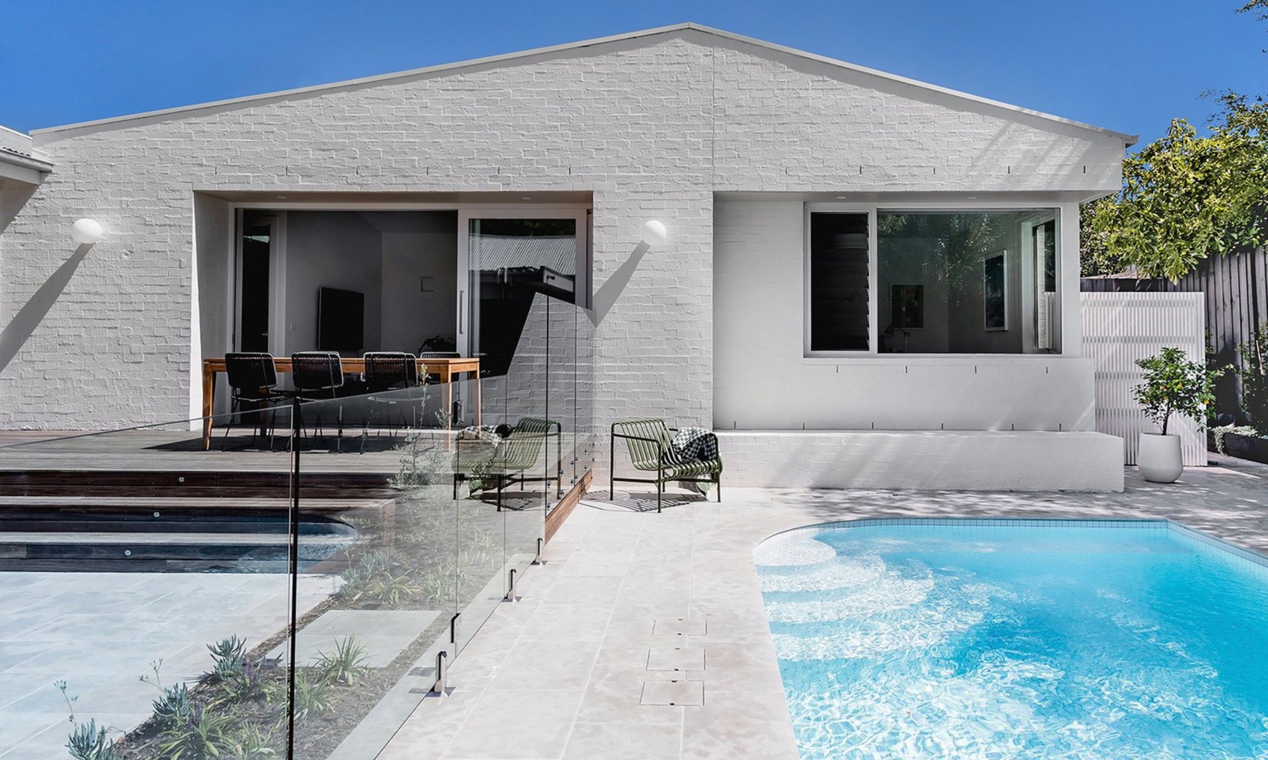 Pavilion House extension and pool by Sheri Haby Architects in Highett, Melbourne
