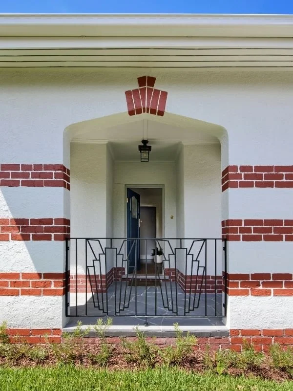 Sheri Haby Architects_Art Deco House_Porch_Caulfield North