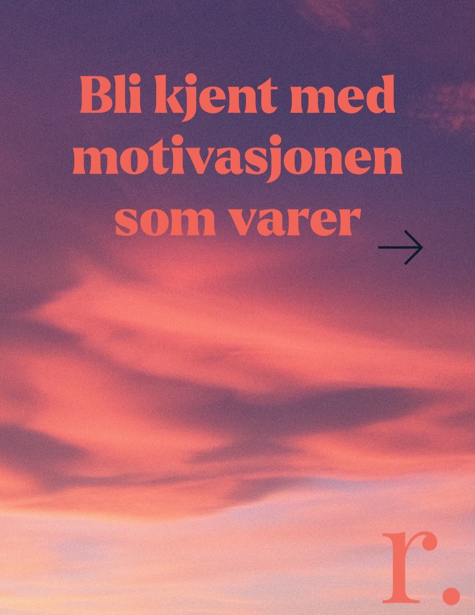 Hvordan styrker du din indre motivasjon? 

#psykologi #trening #vaneendring 

📸 @odajernberg