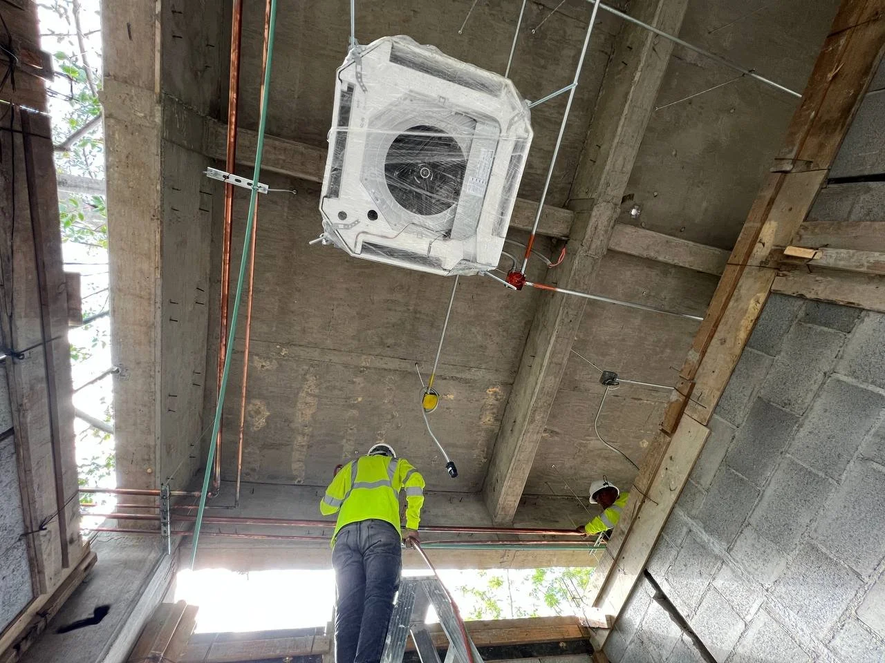 Aire acondicionado en el Techo