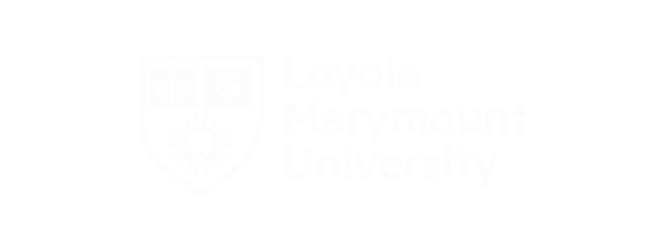 Loyola Marymount University crest and logo in maroon color.
