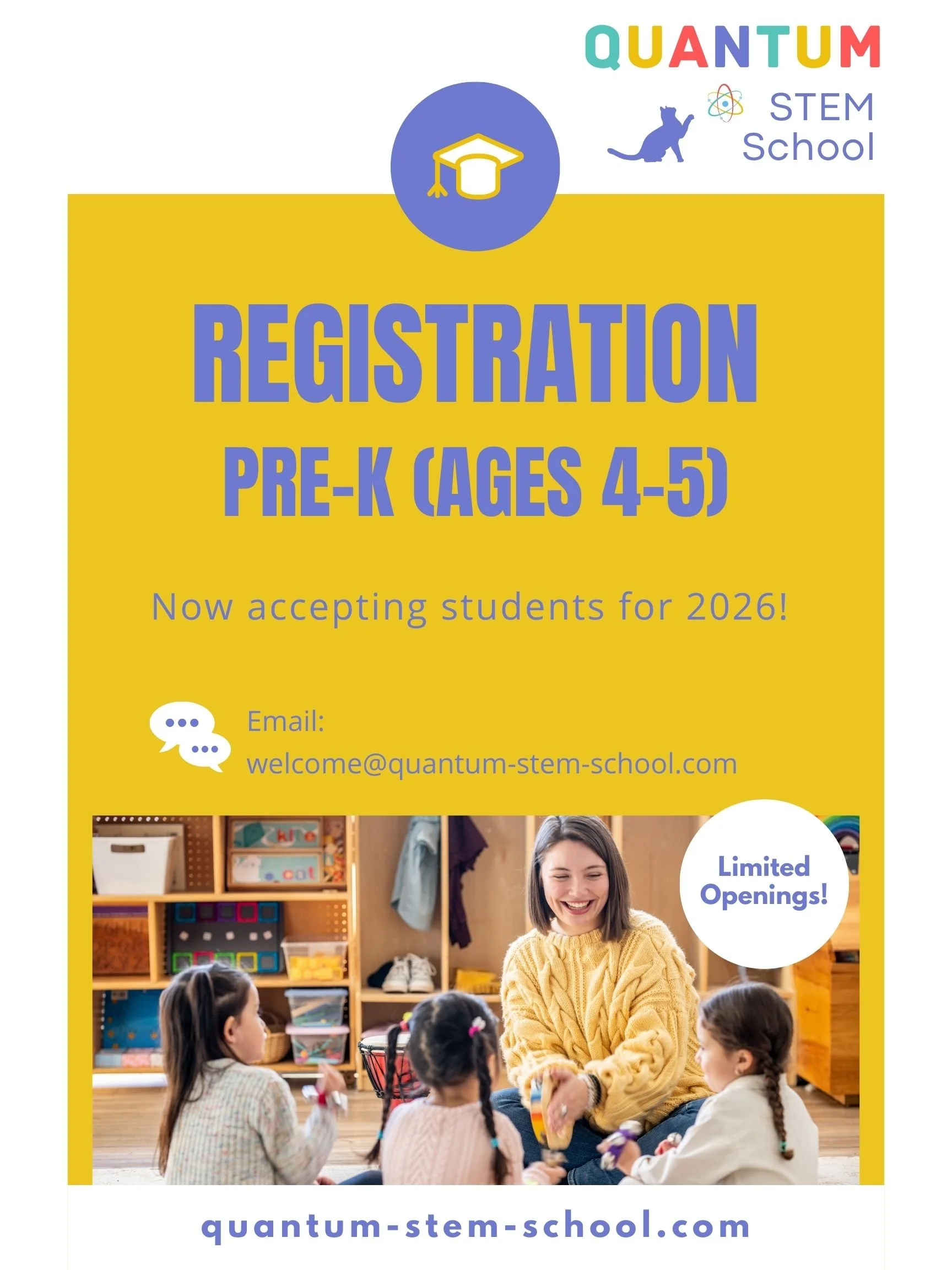 Pre-K Registration – 2026–2027 School Year (Ages 4-5)