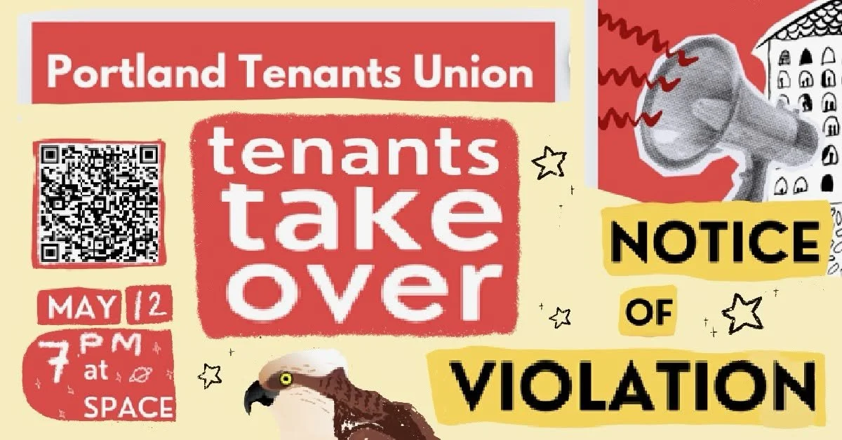 Event poster with location, time, and title.