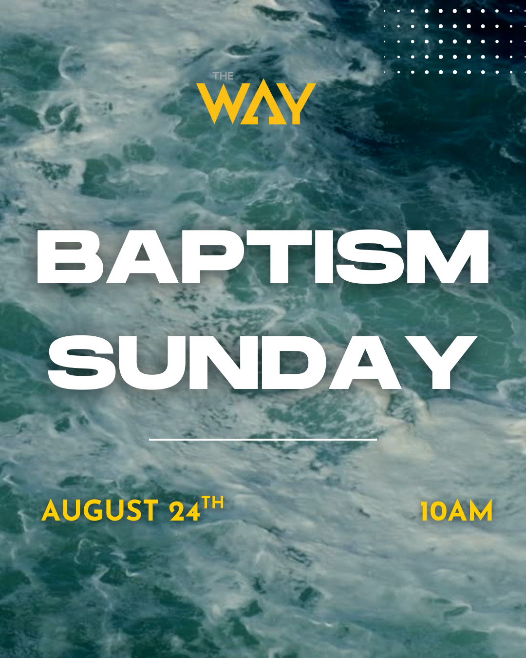 Baptism Sunday