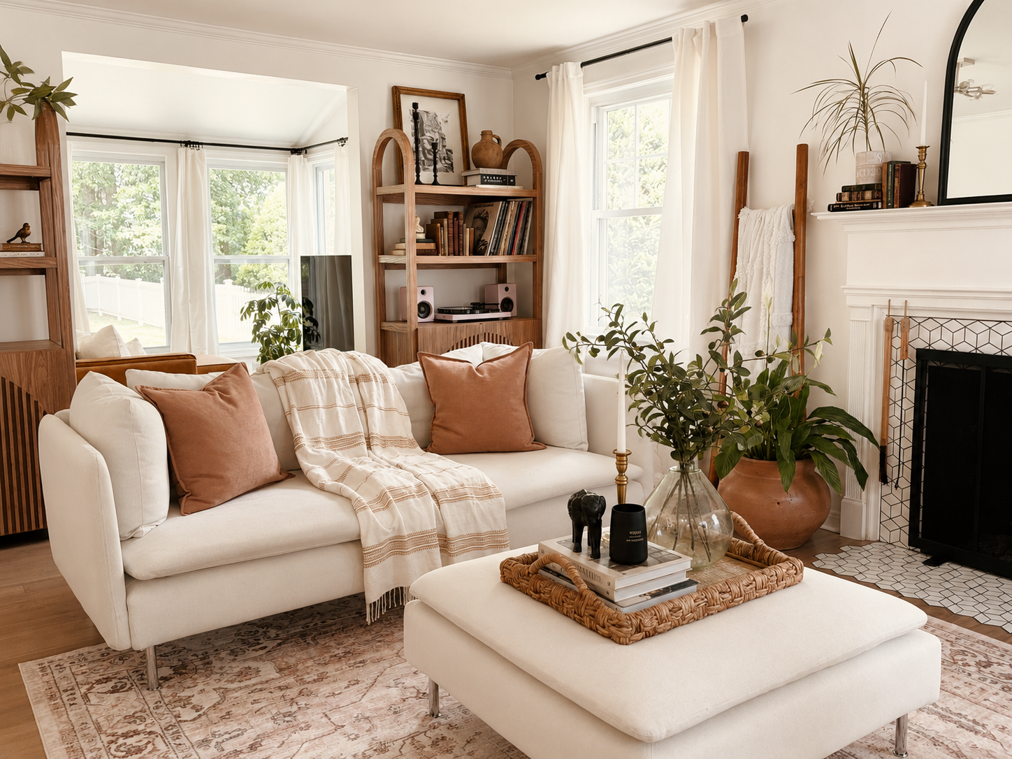 After Renovation -- We turned the window into a direct access point to the Great Room.