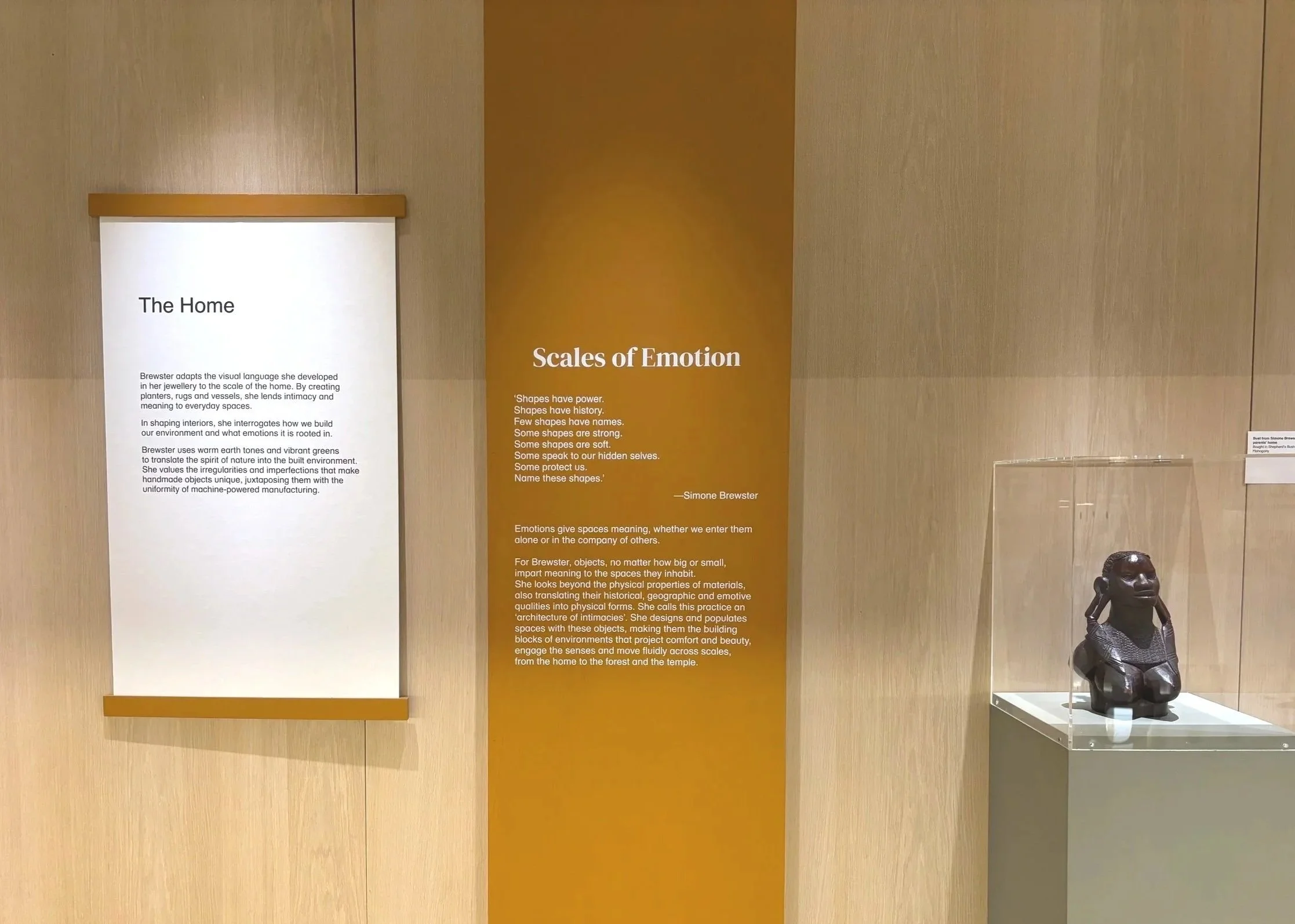 Design Museum, London. Simone Brewster Exhibition.