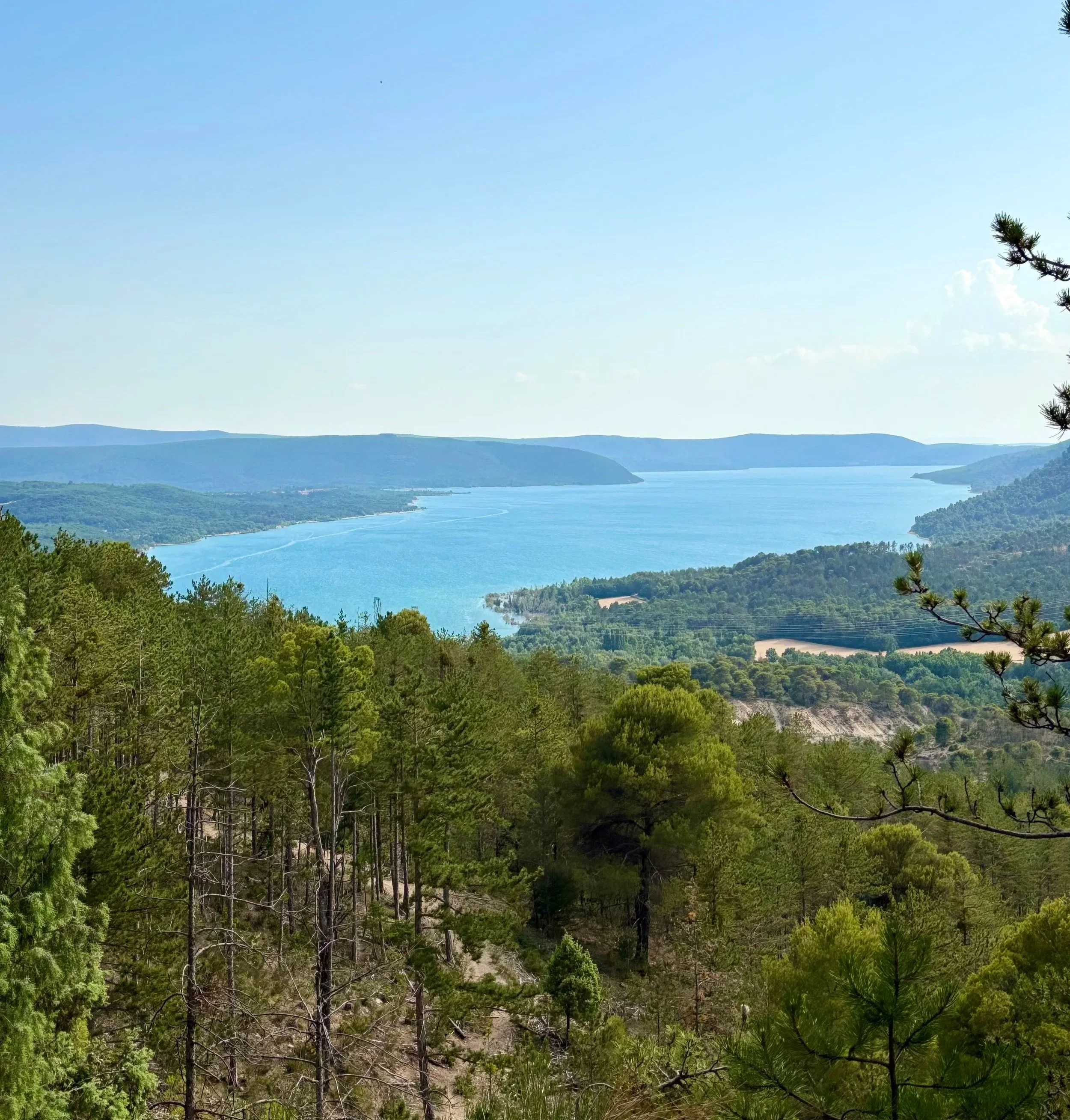 Gorges du Verdon from the mountain road.