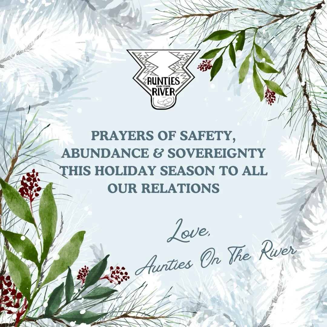 Sending all of our birthing people and relatives love and gratitude this holiday season! Birth doesn&rsquo;t stop for the holidays so we will continue to tend to our families, and appreciate your patience and understanding as our programs slow down a