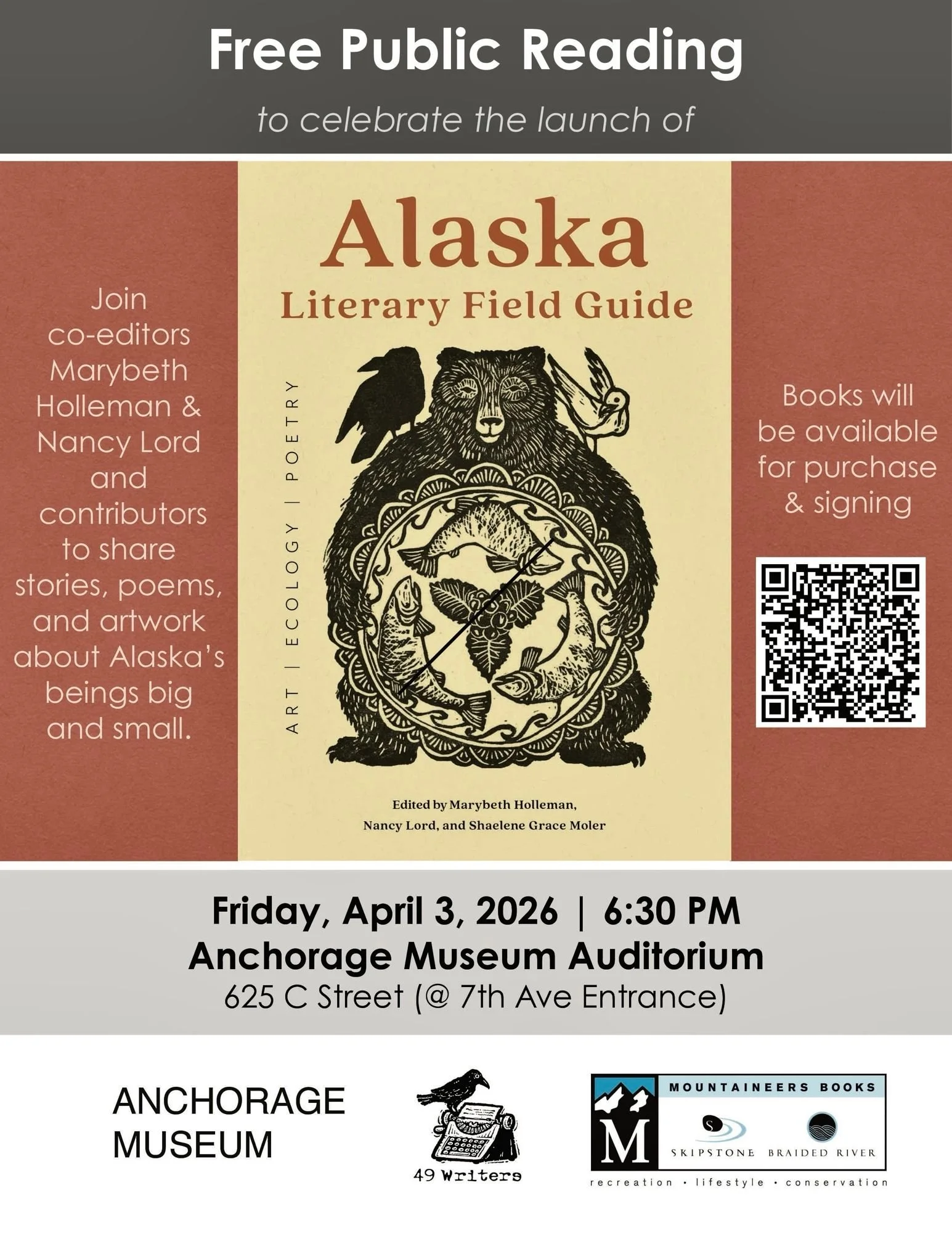 Alaska Literary Field Guide Launch 