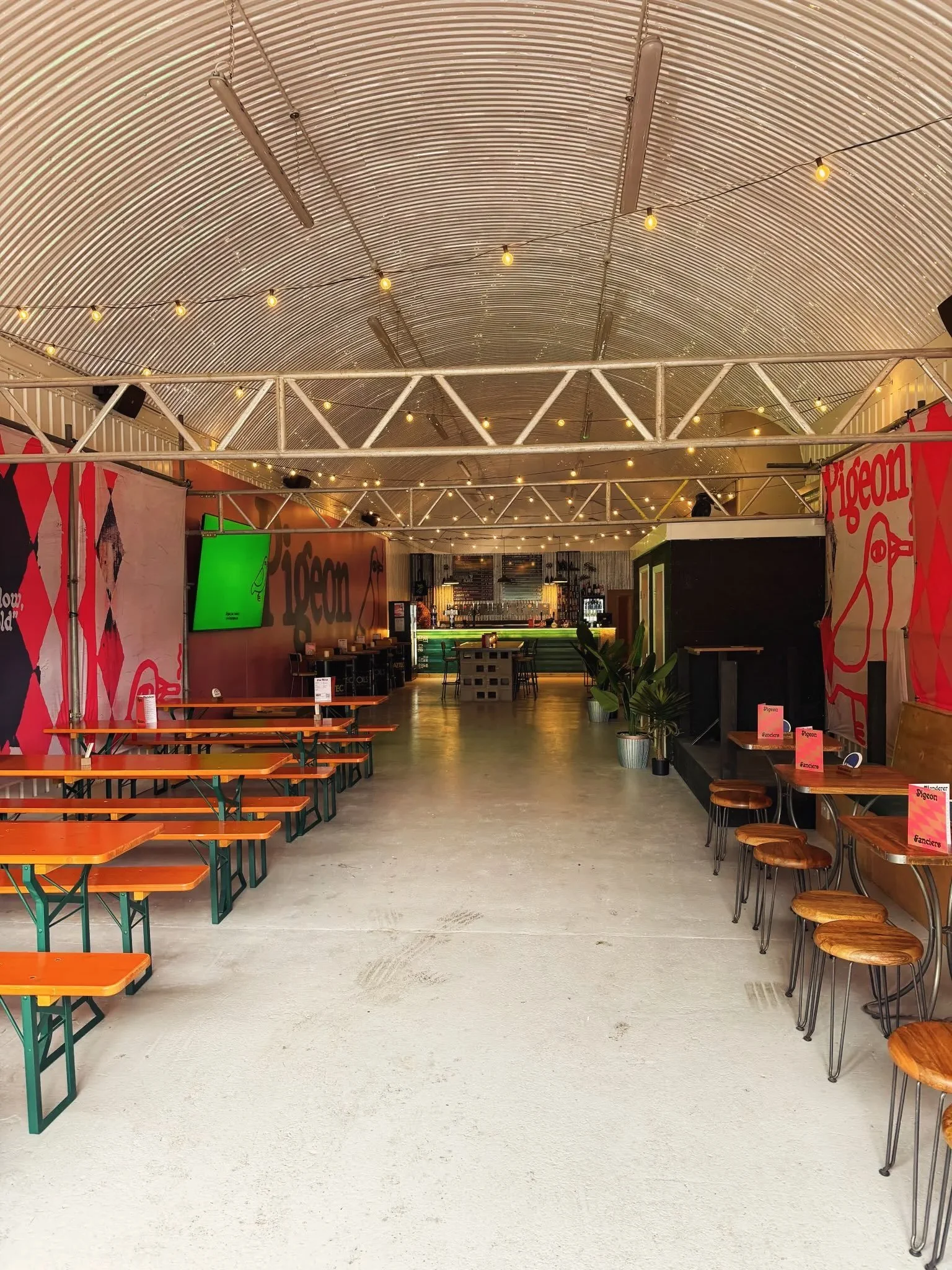 @pigeon_beer_wanderer fit out completed earlier this summer. Started as an empty shell. Fantastic owners and venue. Pop on down for a beer! 🍺