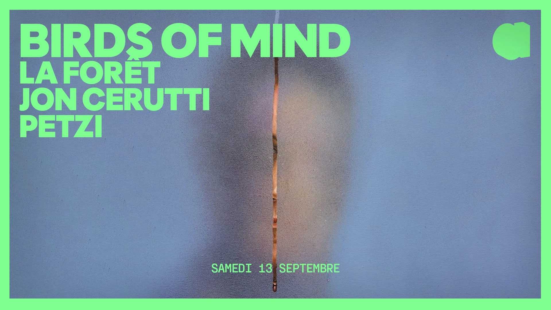 BIRDS OF MIND · LA FORÊT · JON CERUTTI · PETZI