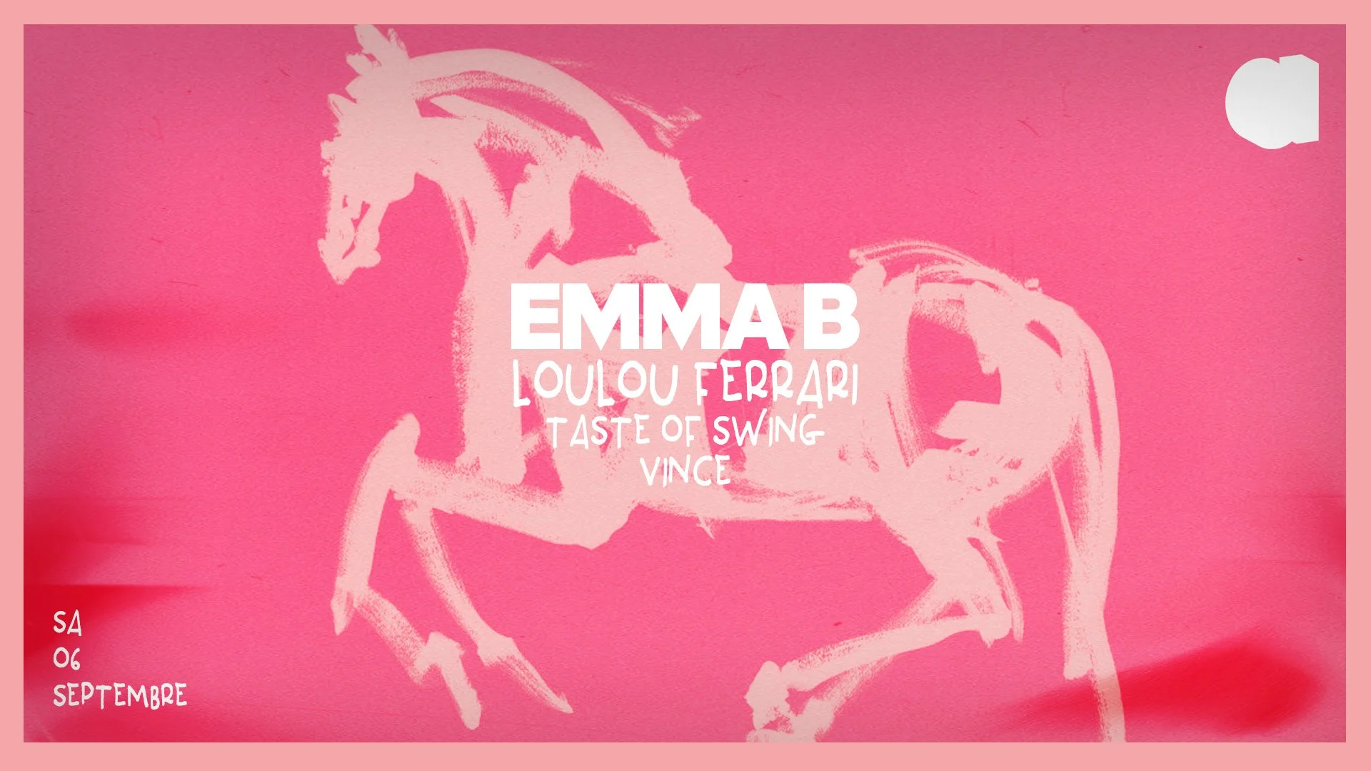 EMMA B · LOULOU FERRARI · TASTE OF SWING · VINCE