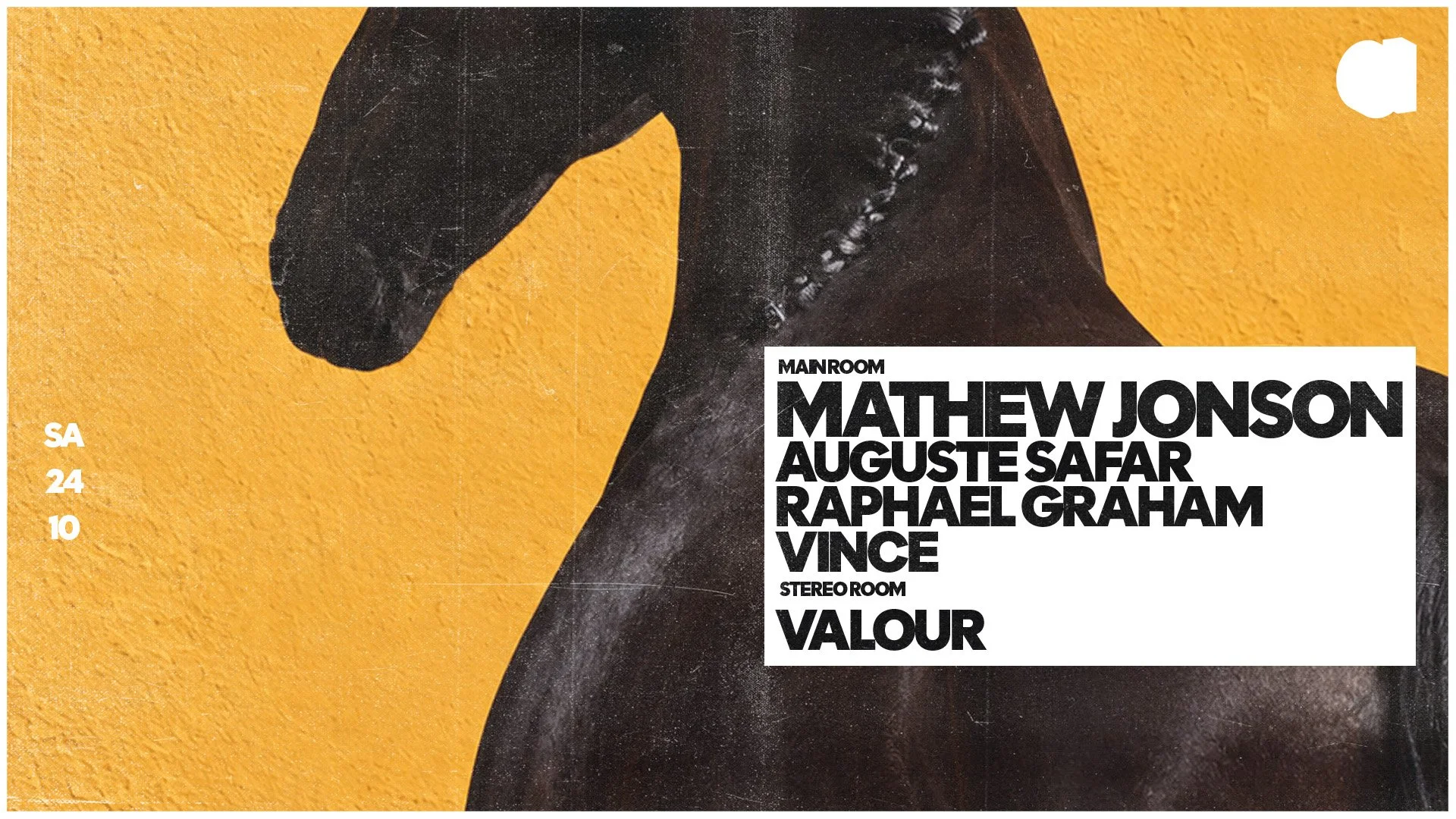 MATHEW JONSON · VINCE · AUGUSTE SAFAR &amp; RAPHAEL GRAHAM · VALOUR · JON CERUTTI