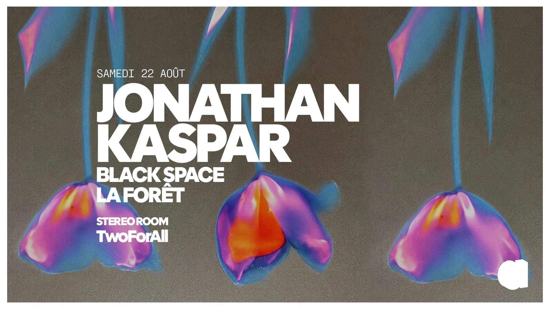 JONATHAN KASPAR · BLACK SPACE · LA FORÊT · TWOFORALL