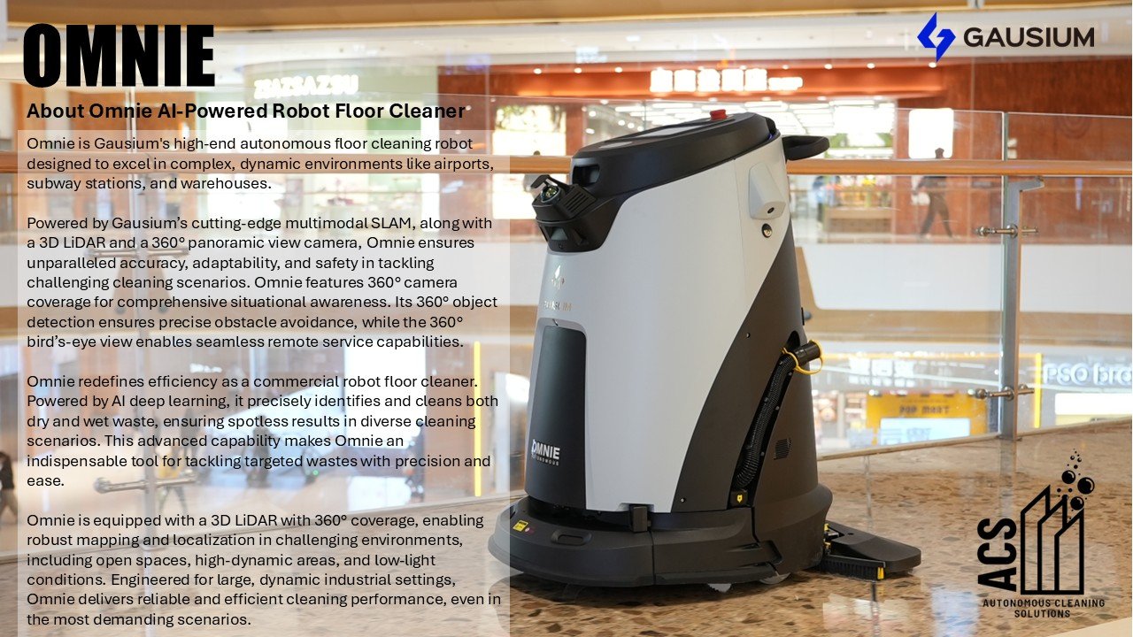 OMNIE AUTONOMOUS AI SCRUBBER