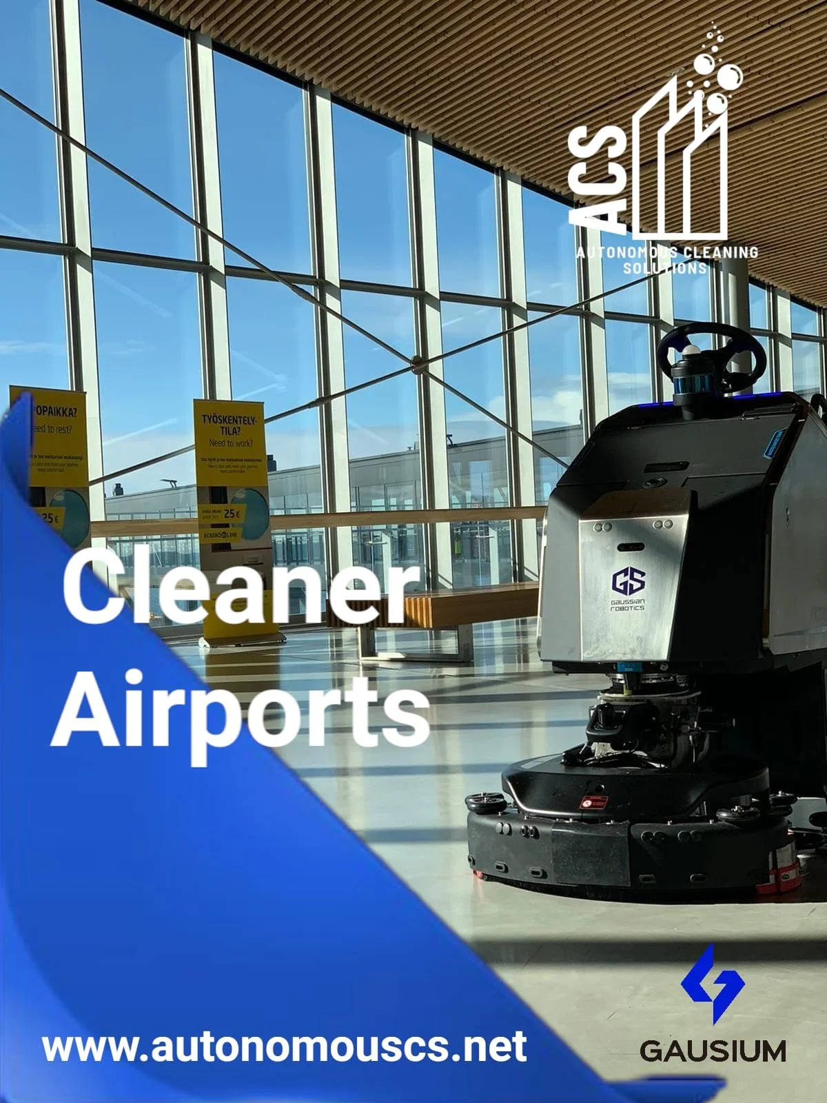 The Advantage of Deploying Cleaning Robots in Transportation Hubs