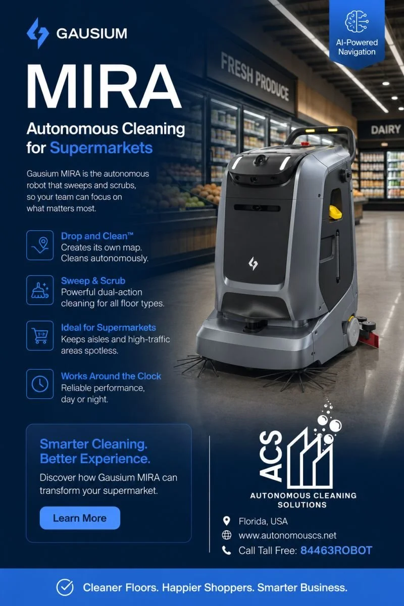 MIRA Robot Autonomous Cleaning Solutions
