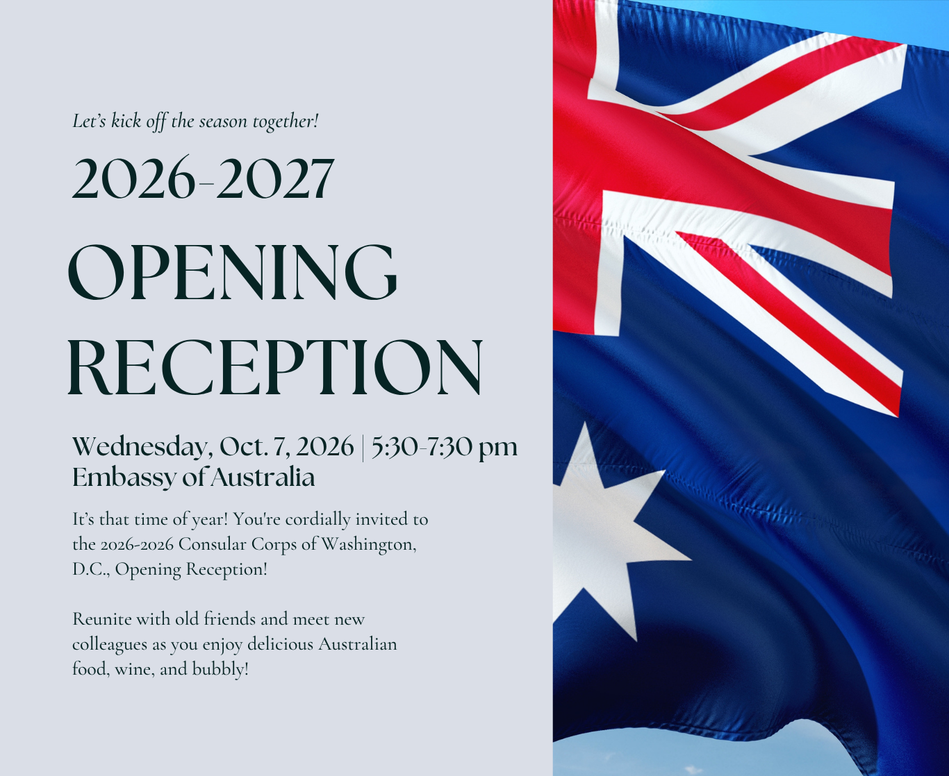 2026-2027 Opening Reception