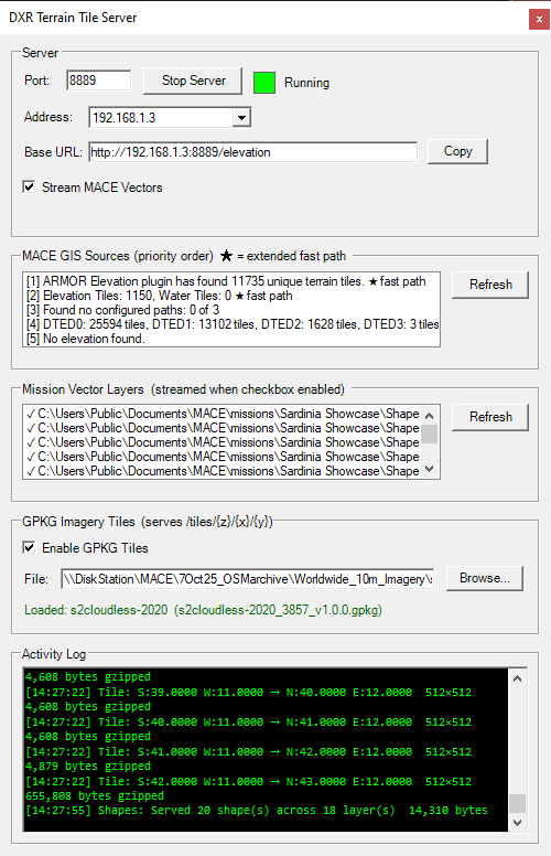 A MACE plugin serving elevation, vector data, and imagery.