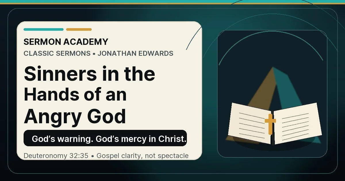Sinners in the Hands of an Angry God
