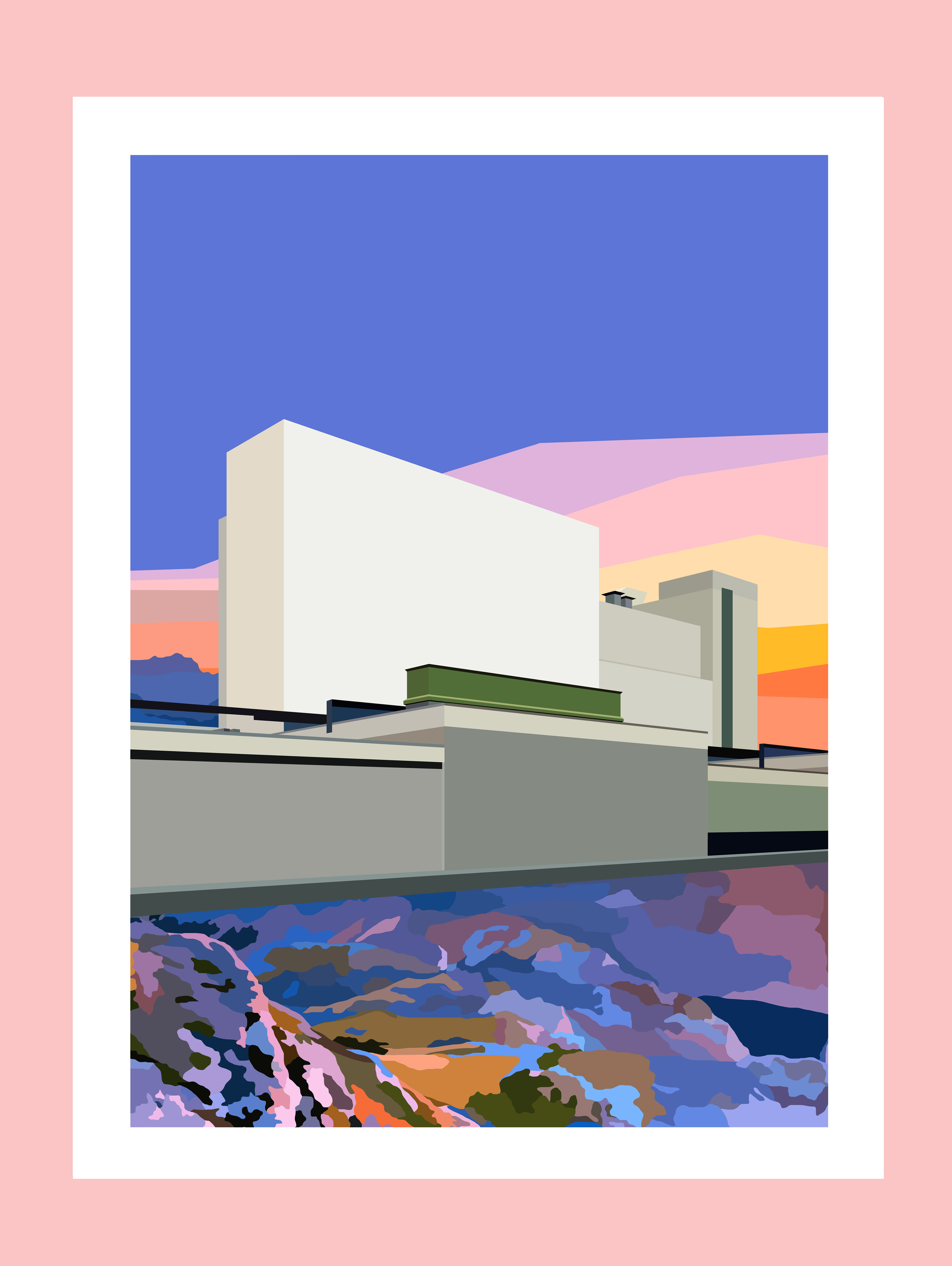 Chocolate Factory & Crazy Sunset - 60 x 45 cm