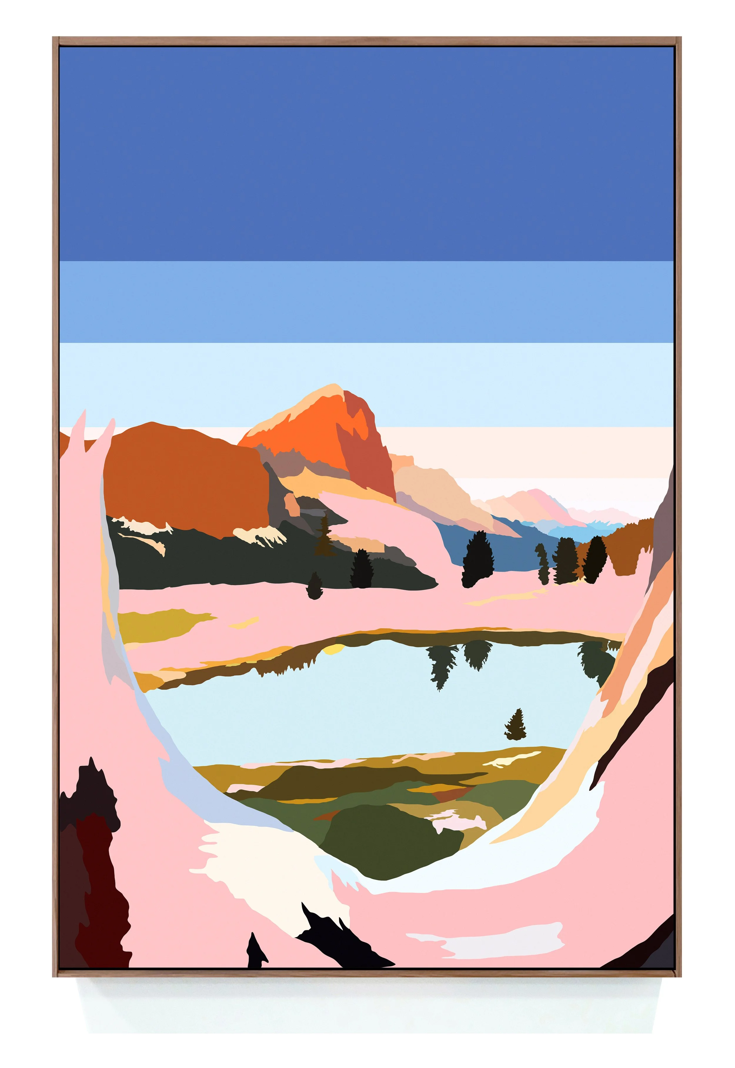 Painting - Red Mountain and Pink Valley.jpg