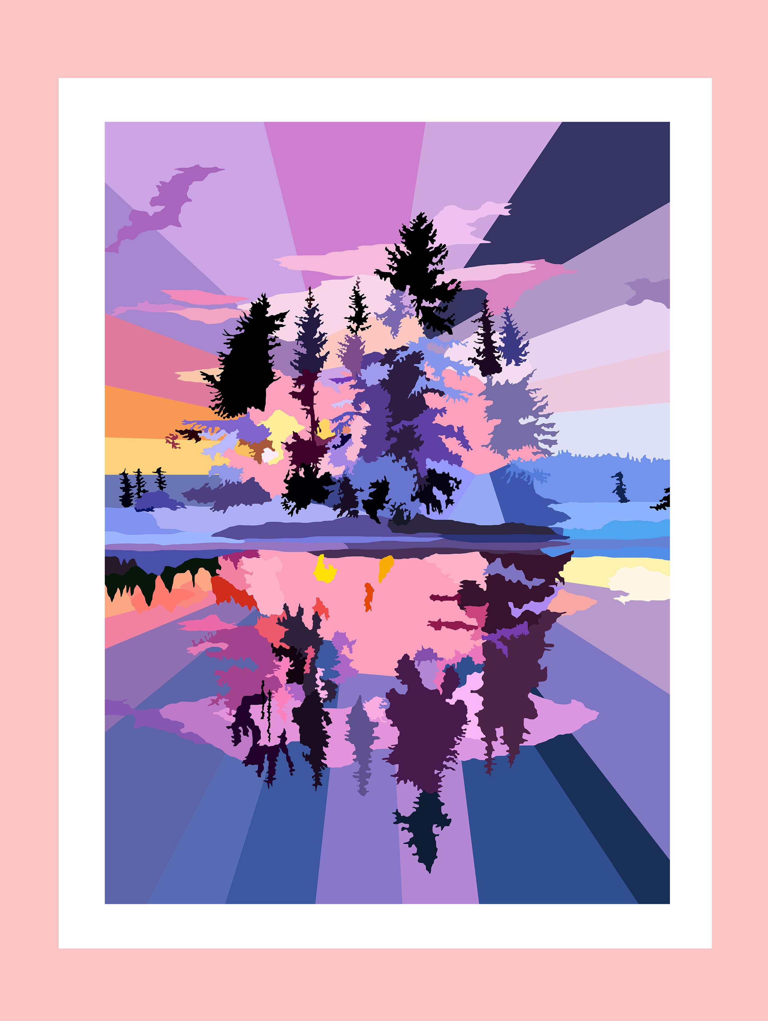Exploded Landscape - 60 x 45 cm