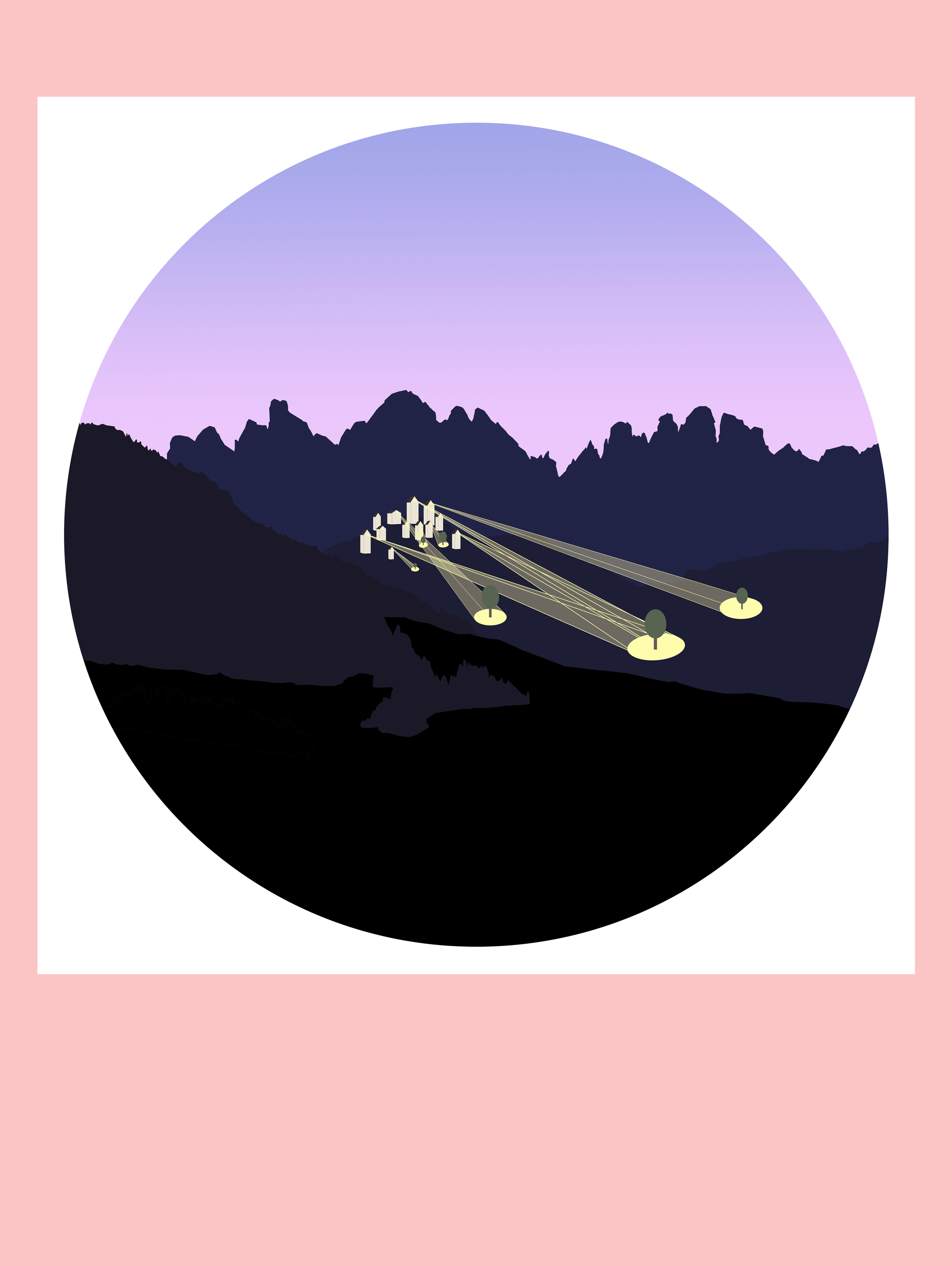 Paysage - 50 x 50 cm