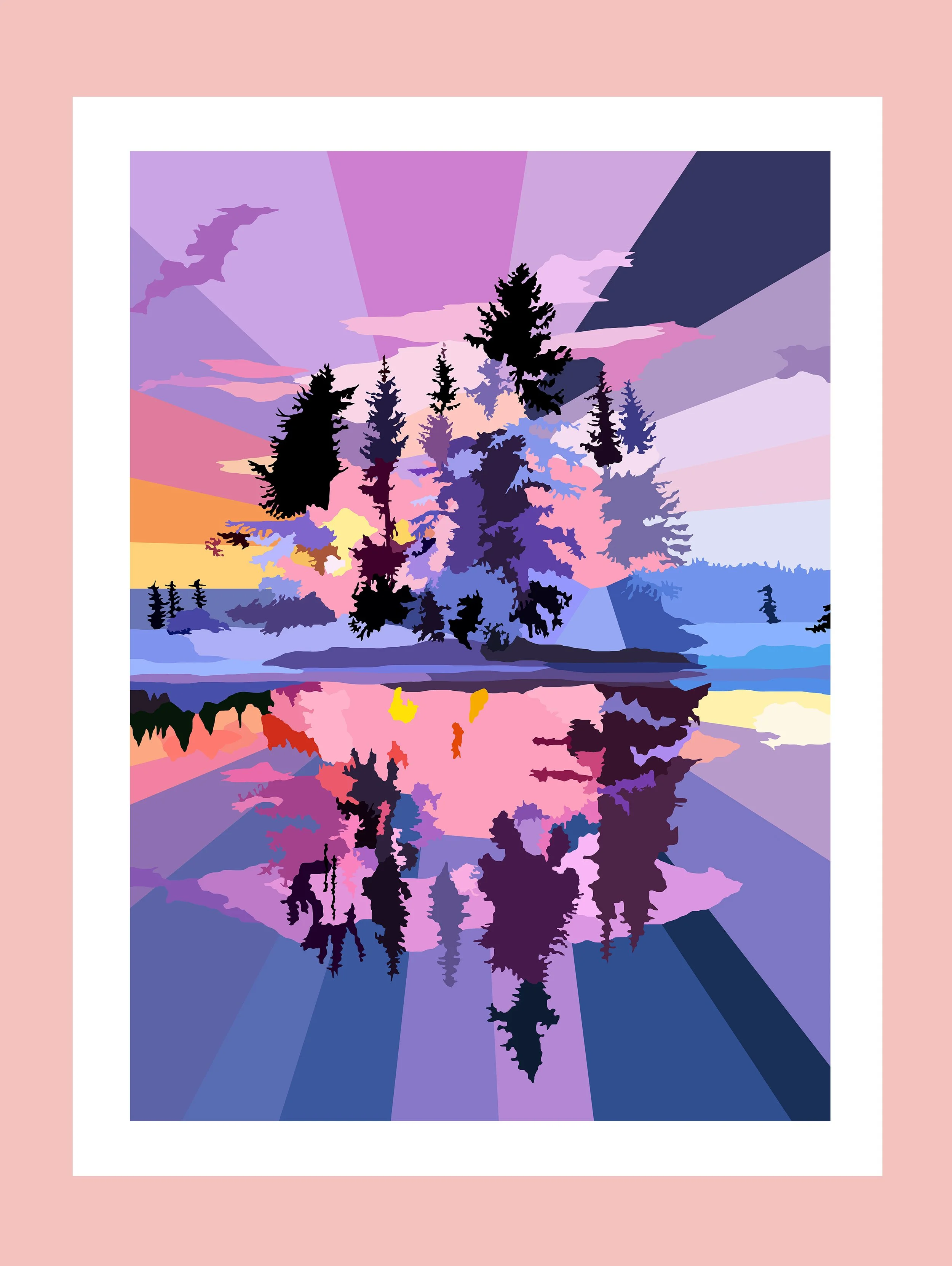 Exploded Landscape - 30 x 40 cm