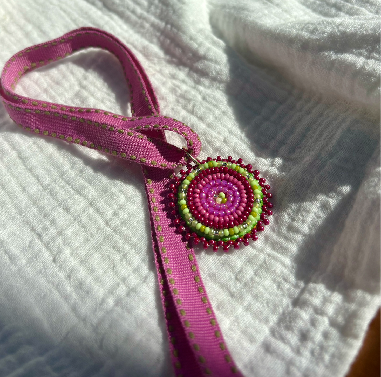 Pink Mini Medallion