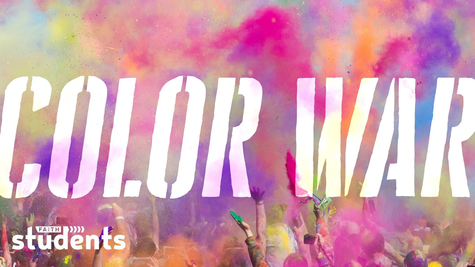 MIDWEEK Faith Students - Summer Color War
