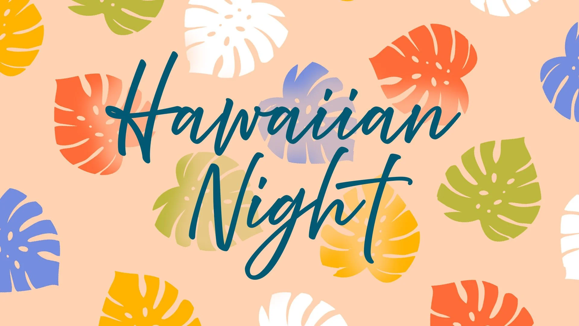 Faith Students - Hawaiian Night