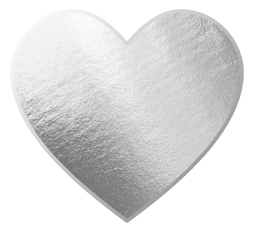 Silver heart