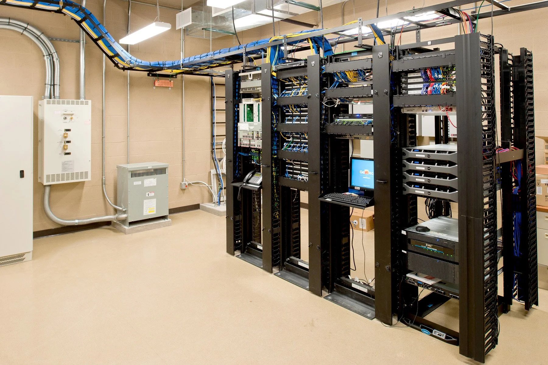 Electric Cooperative Server Room 