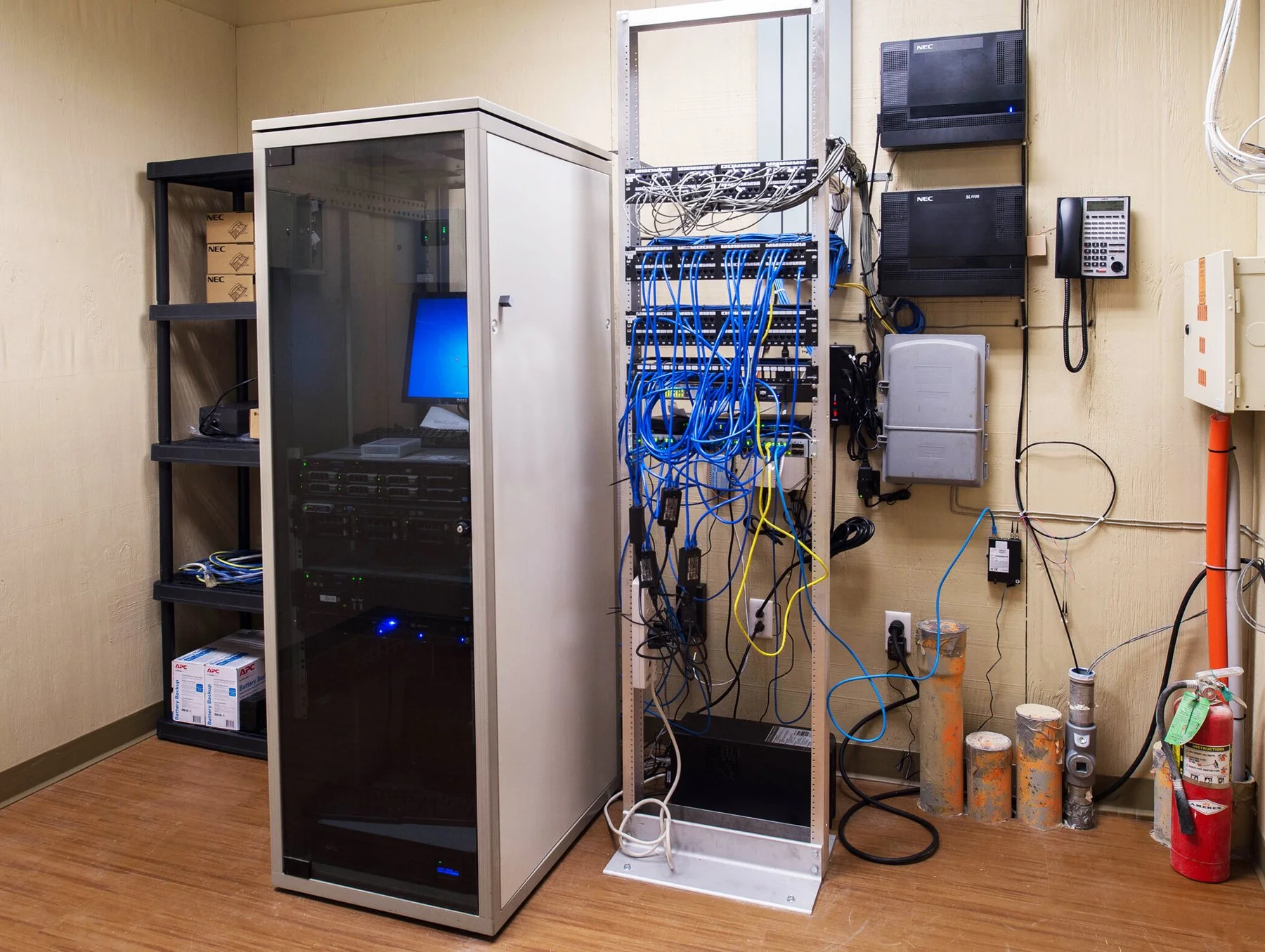 Electric Cooperative Server Room 