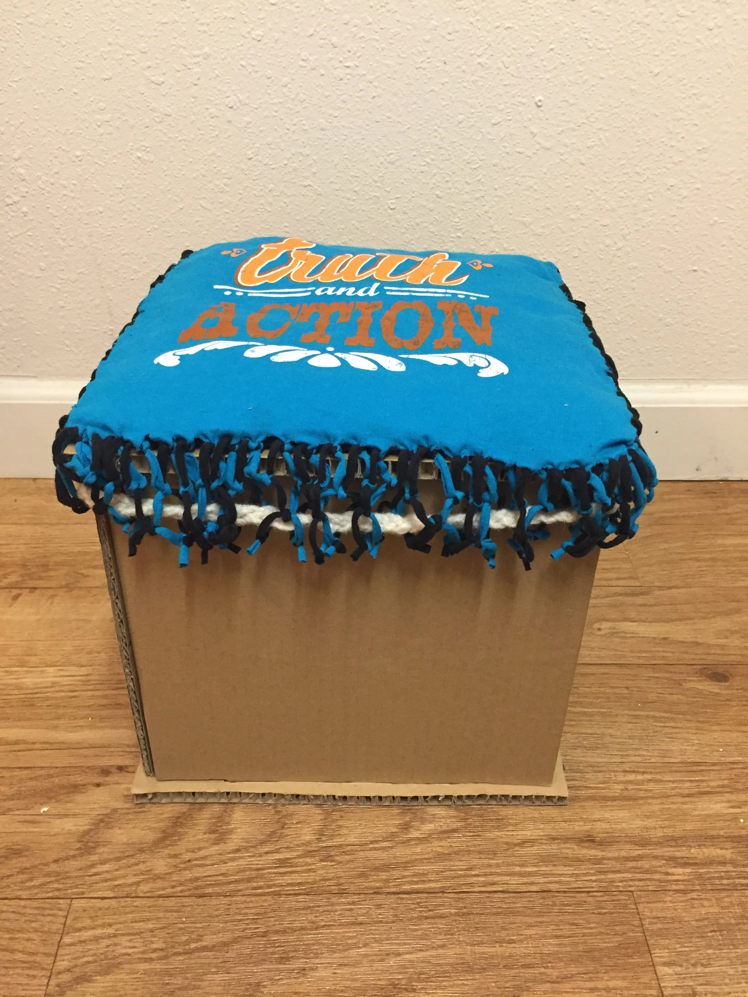 Sustainable Cardboard Stool