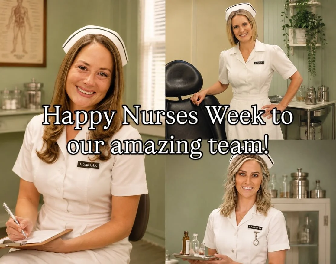 Happy Nurses Week to the amazing nurses that make up our Glow Babe team!

These talented women go from life-saving care to confidence-boosting transformations every single day and somehow make it all look effortless 💉💋

We&rsquo;re so grateful for 