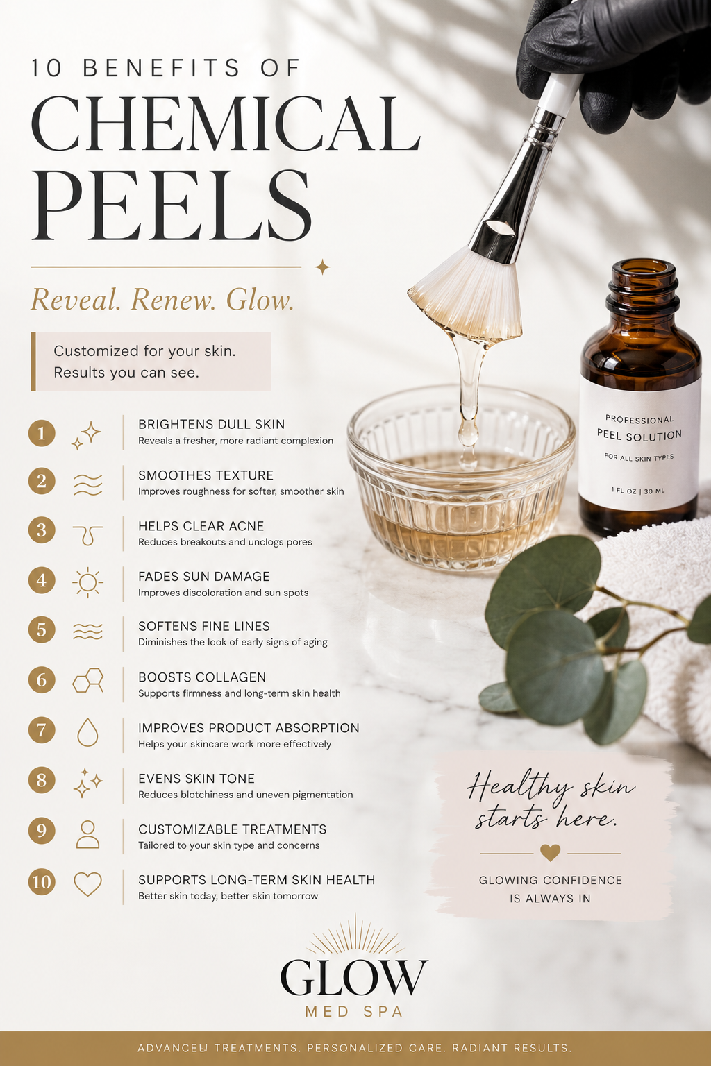10 Benefits of Chemical Peels for Healthier, More Radiant Skin