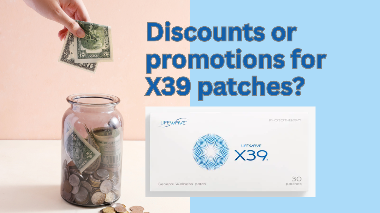 Are there any discount codes or promotions for X39 patches?