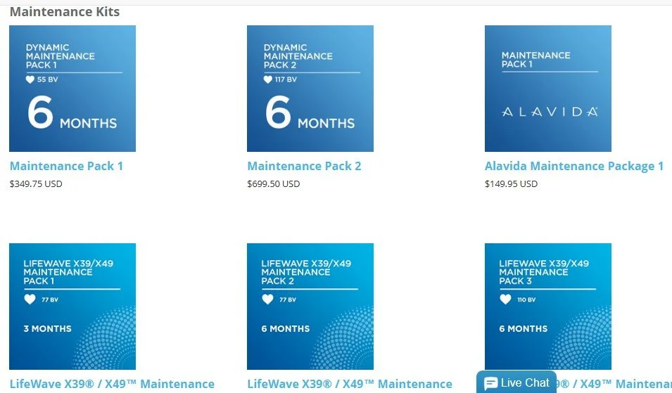 Lifewave - Can you buy more than one Maintenance Kit at a time?