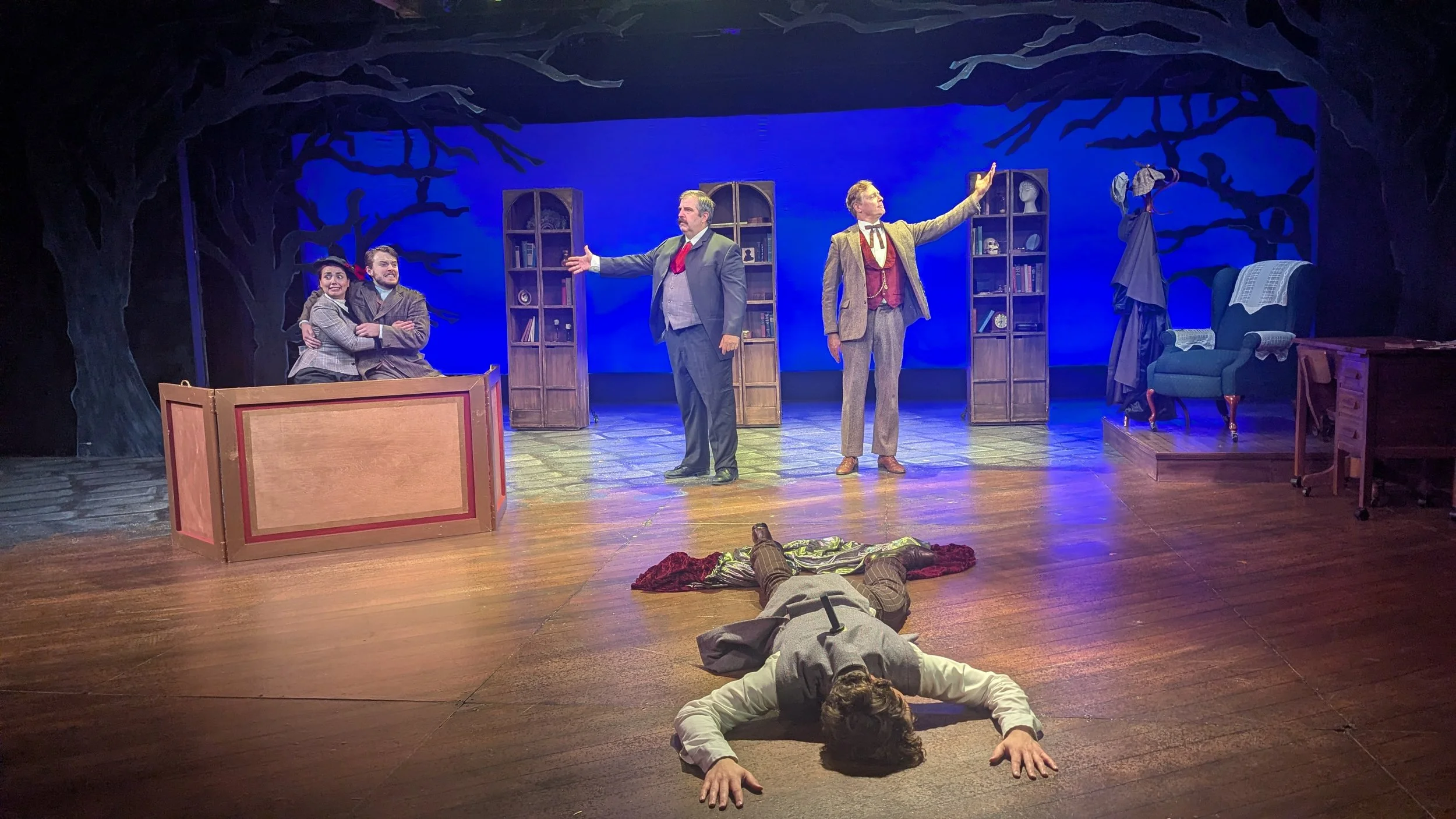 Actor #2 in Baskerville at Cortland Repertory Theater - Photo Credit: Benjamin Wells