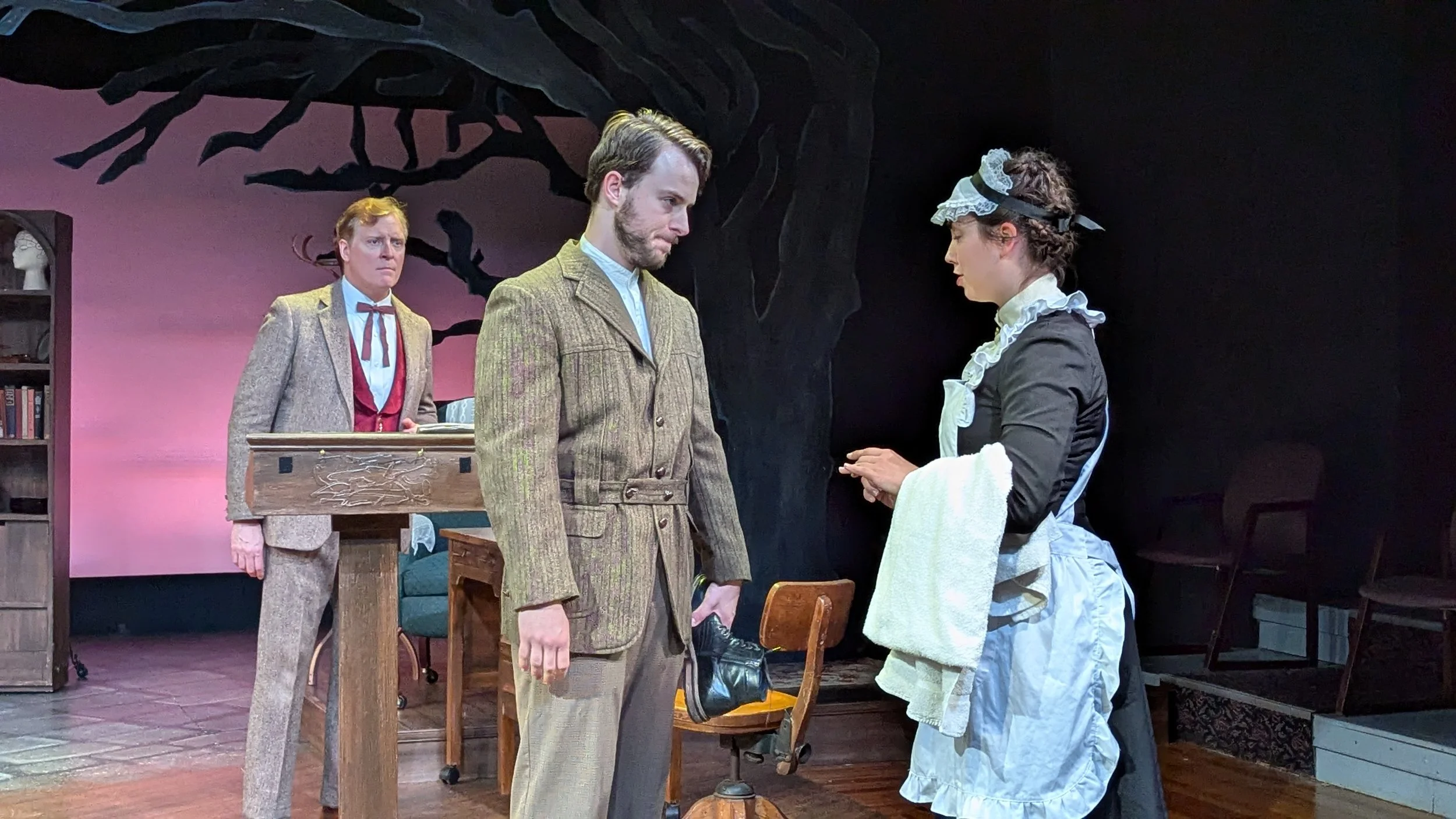 Actor #2 in Baskerville at Cortland Repertory Theater - Photo Credit: Benjamin Wells