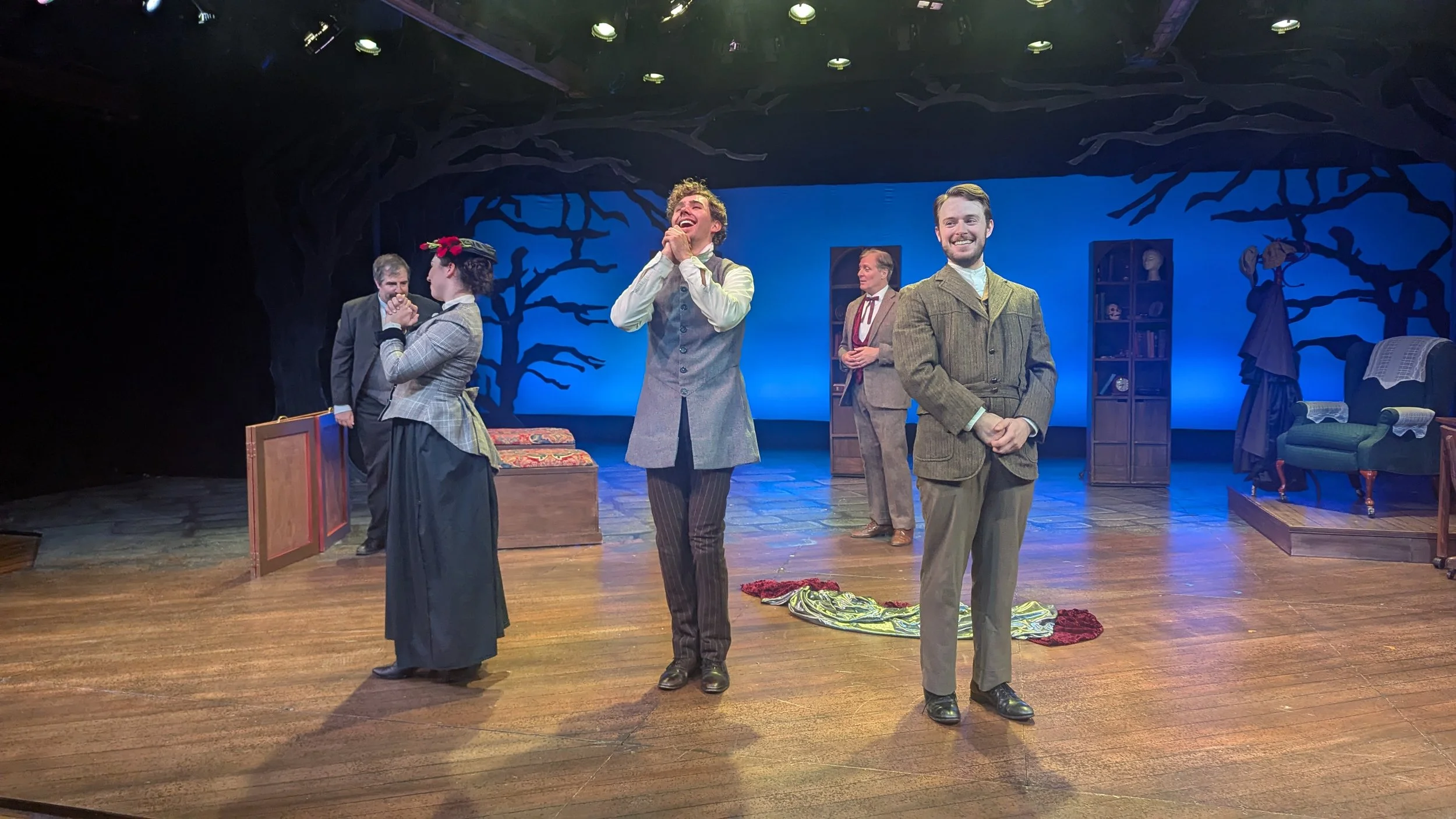 Actor #2 in Baskerville at Cortland Repertory Theater - Photo Credit: Benjamin Wells