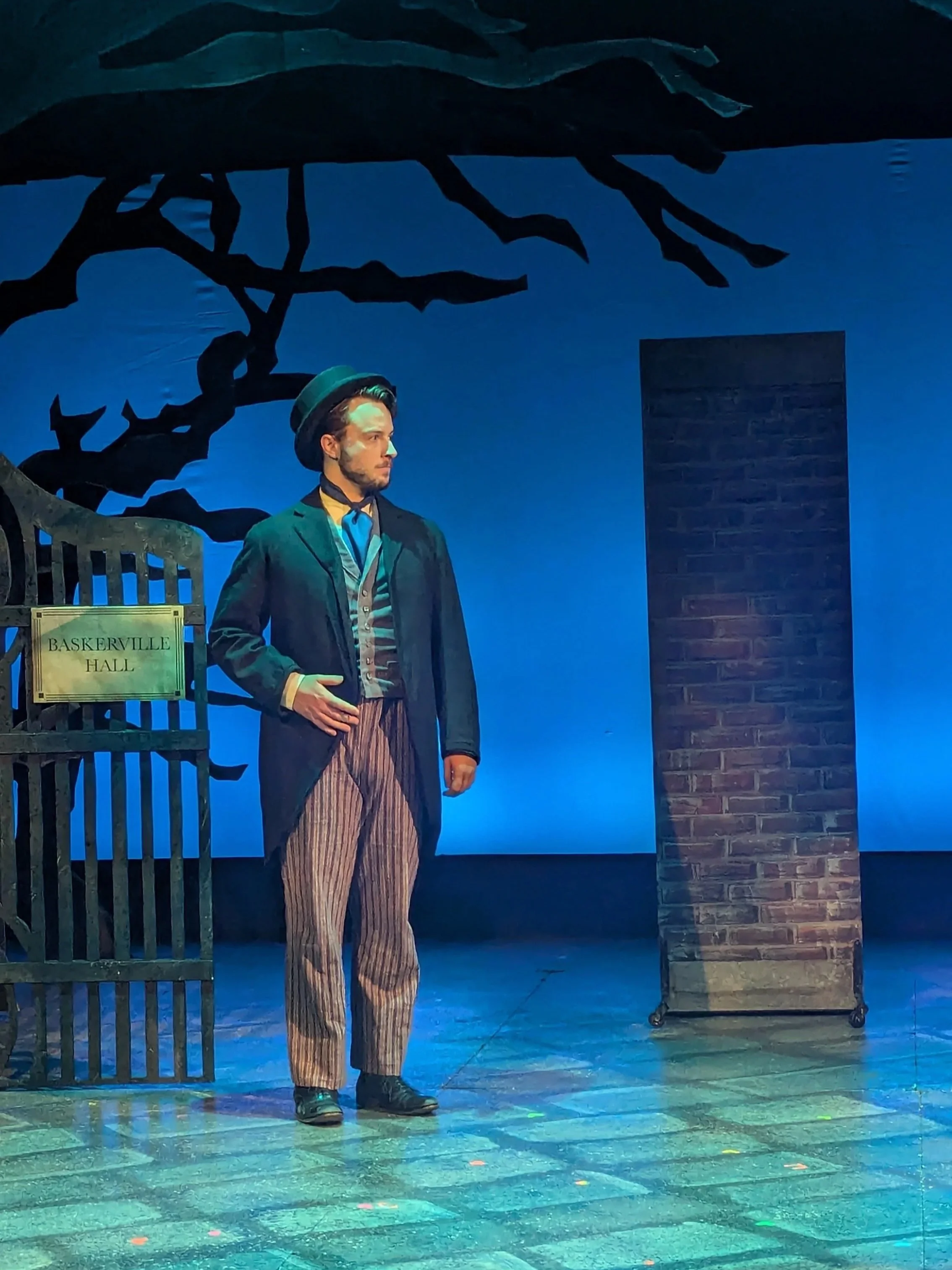 Actor #2 in Baskerville at Cortland Repertory Theater - Photo Credit: Benjamin Wells