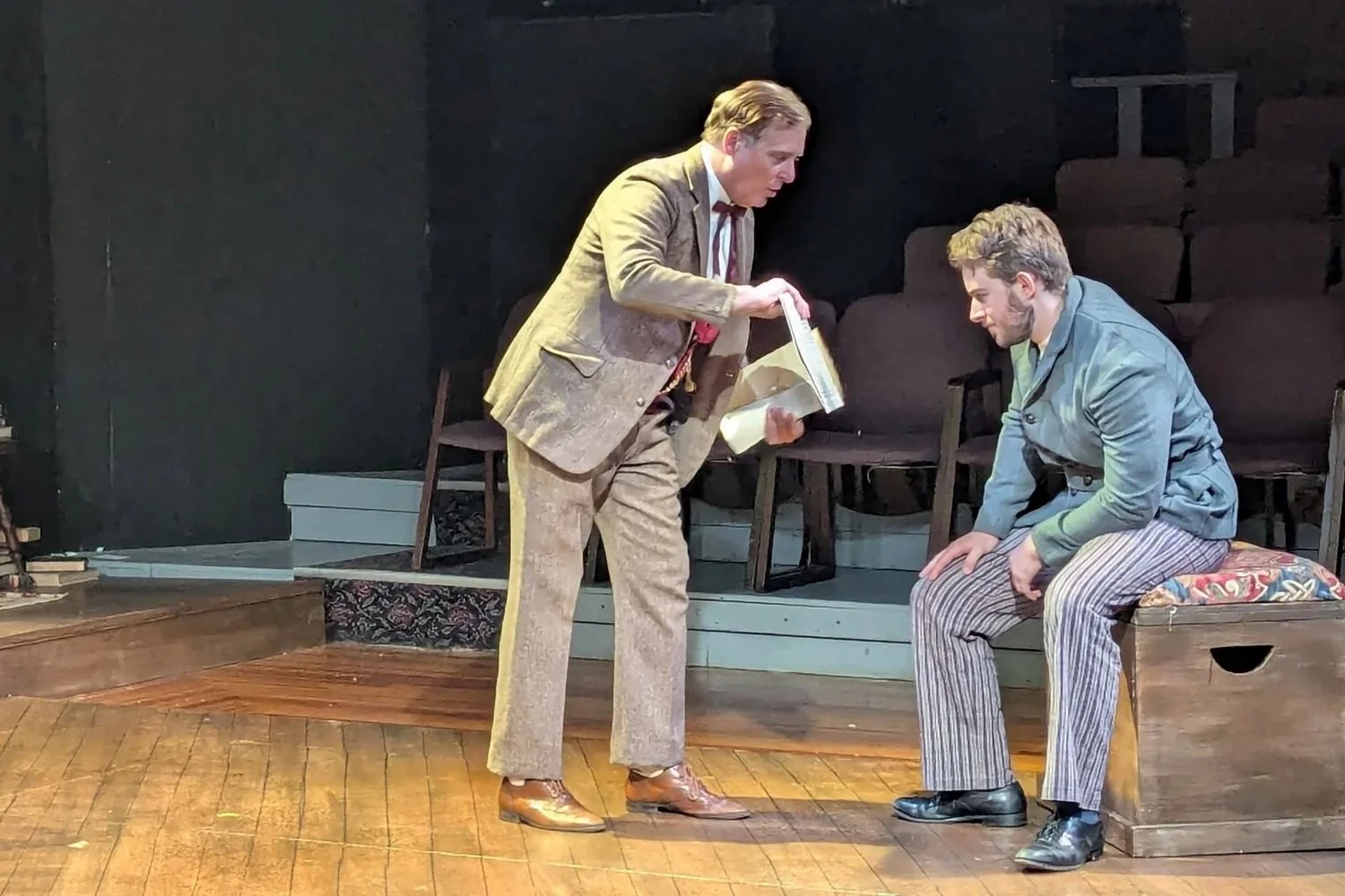 Actor #2 in Baskerville at Cortland Repertory Theater - Photo Credit: Benjamin Wells